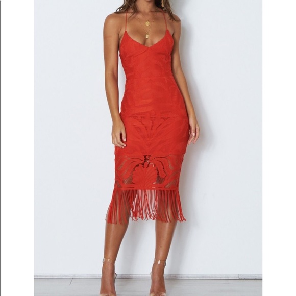 White Fox Boutique Dresses & Skirts - Khaleesi Dress Cherry